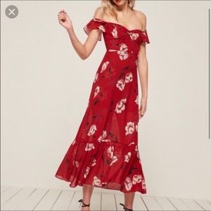 Reformation Shoshana Tropical Dress Size 2 Petite